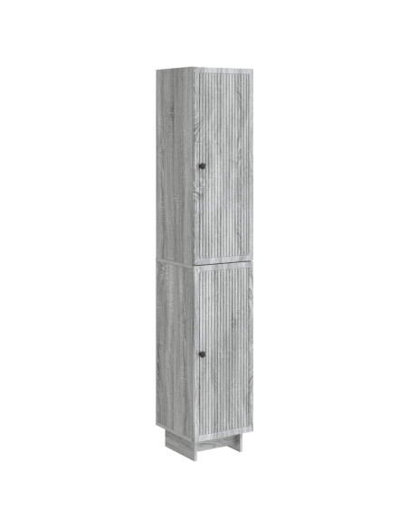 Set di armadi 2 pcs Sonoma grigio 34,5 x 33 x 90 cm