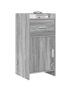 Credenza Sonoma grigio 40 x 36 x 80 cm Legno ingegnerizzato 2