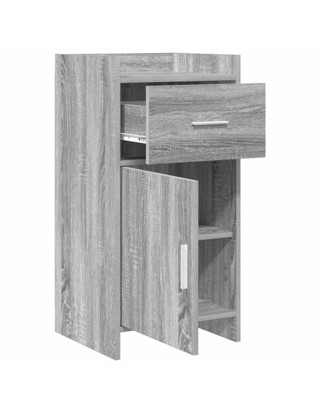 Credenza Sonoma grigio 40 x 36 x 80 cm Legno ingegnerizzato