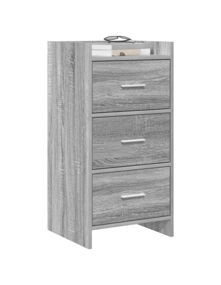 Credenza Sonoma grigio 40 x 36 x 80 cm Legno ingegnerizzato