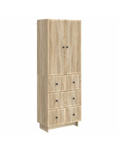 Set di armadi 2 pcs 66 x 34,5 x 90 cm Legno ingegnerizzato