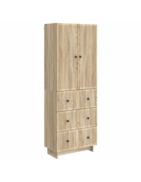 Set di armadi 2 pcs 66 x 34,5 x 90 cm Legno ingegnerizzato