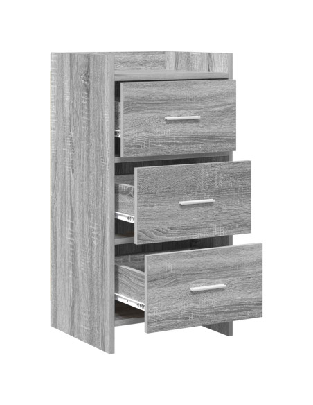 Credenza Sonoma grigio 40 x 36 x 80 cm Legno ingegnerizzato