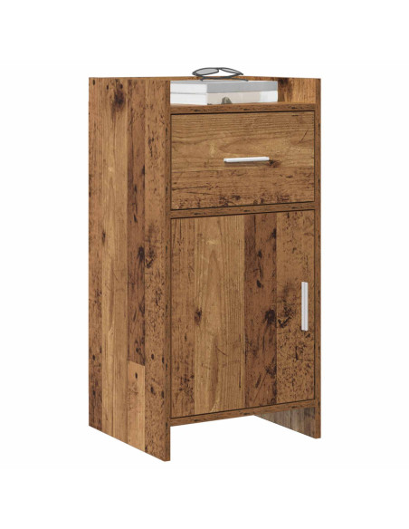 Credenza Legno antico 40 x 36 x 80 cm Legno ingegnerizzato