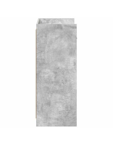 Mobile per scarpe con cassetto Grigio Cemento 48 x 36 x 92 cm