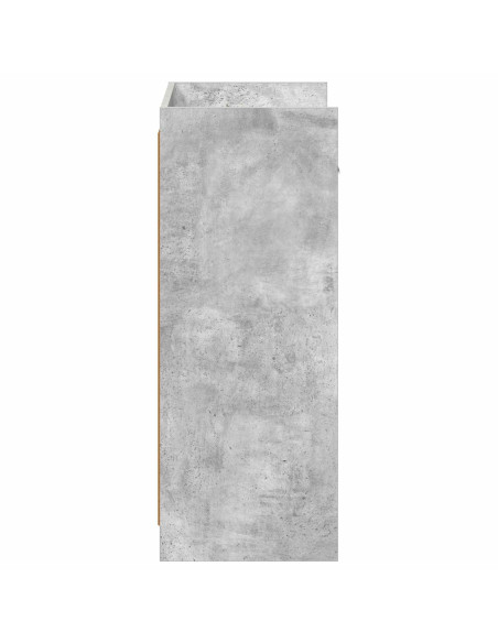 Mobile per scarpe con cassetto Grigio Cemento 48 x 36 x 92 cm