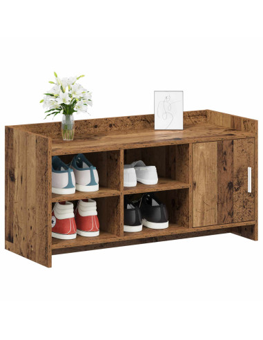 Mobile per scarpe con porta Legno antico 100 x 39,5 x 51 cm
