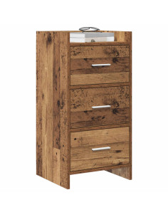 Credenza Legno antico 40 x 36 x 80 cm Legno ingegnerizzato 2