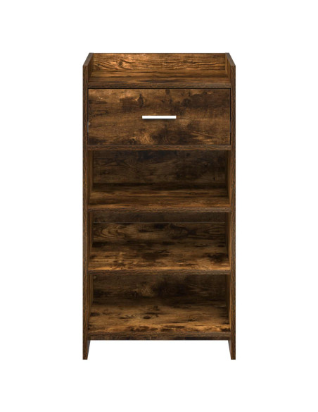 Mobile per scarpe con cassetto Rovere Fumo 48 x 36 x 92 cm