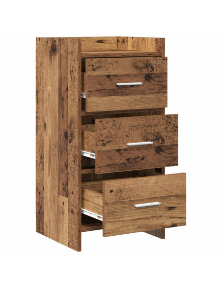 Credenza Legno antico 40 x 36 x 80 cm Legno ingegnerizzato