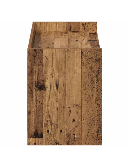 Mobile per scarpe con porta Legno antico 100 x 39,5 x 51 cm