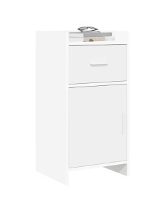 Credenza Bianco 40 x 36 x 80 cm Legno ingegnerizzato 2