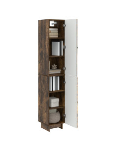 Set di armadi 2 pcs Rovere Fumo 34,5 x 33 x 90 cm 2