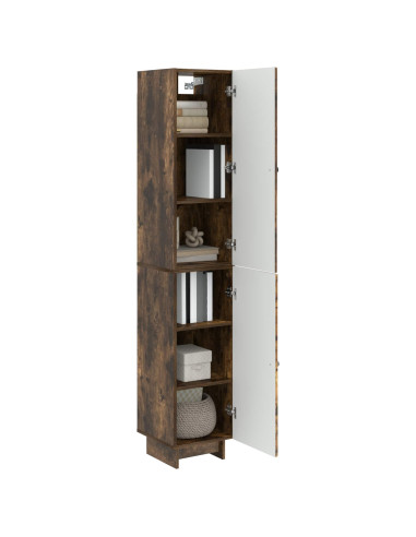 Set di armadi 2 pcs Rovere Fumo 34,5 x 33 x 90 cm