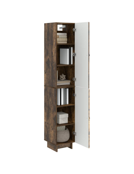 Set di armadi 2 pcs Rovere Fumo 34,5 x 33 x 90 cm