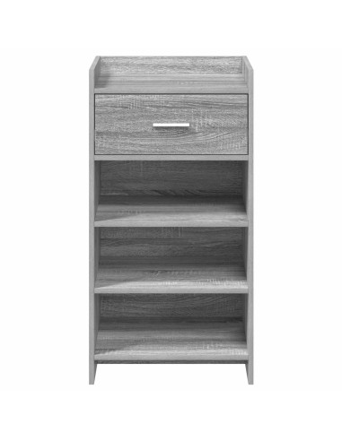 Mobile per scarpe con cassetto Sonoma grigio 48 x 36 x 92 cm