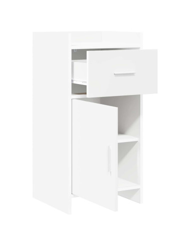Credenza Bianco 40 x 36 x 80 cm Legno ingegnerizzato