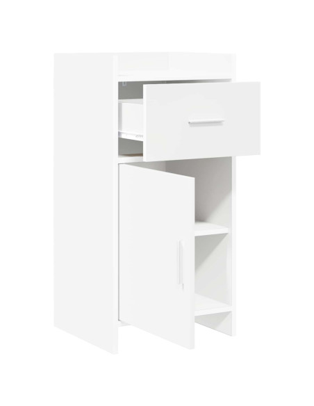Credenza Bianco 40 x 36 x 80 cm Legno ingegnerizzato
