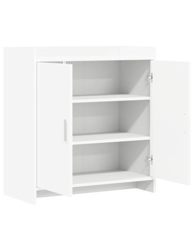 Credenza Bianco 72 x 36 x 80 cm Legno ingegnerizzato