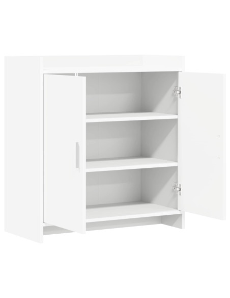 Credenza Bianco 72 x 36 x 80 cm Legno ingegnerizzato