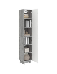 Set di armadi 2 pcs Sonoma grigio 34,5 x 33 x 90 cm 2