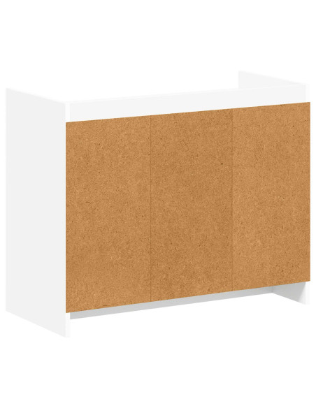 Mobile per scarpe Bianco 85 x 39,5 x 70 cm Legno ingegnerizzato
