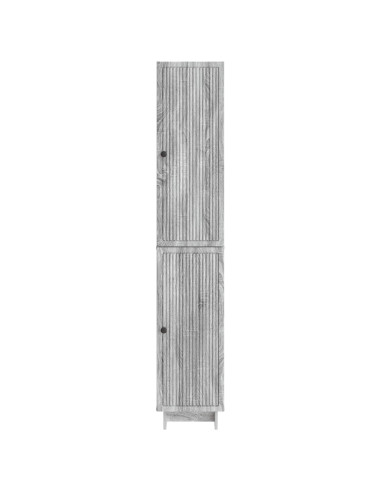Set di armadi 2 pcs Sonoma grigio 34,5 x 33 x 90 cm