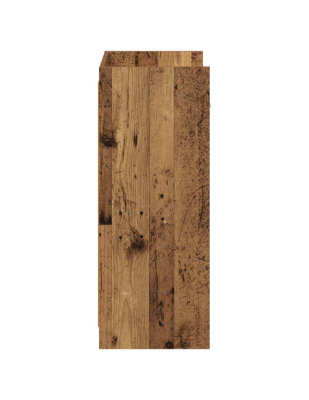 Mobile per scarpe con cassetto Legno antico 48 x 36 x 92 cm