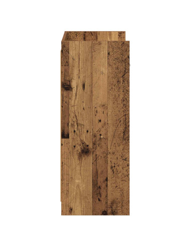 Mobile per scarpe con cassetto Legno antico 48 x 36 x 92 cm