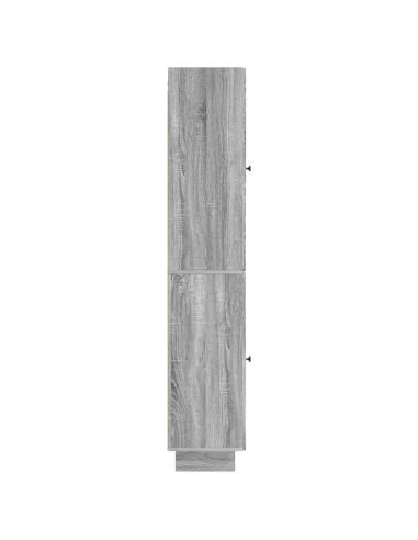 Set di armadi 2 pcs Sonoma grigio 34,5 x 33 x 90 cm