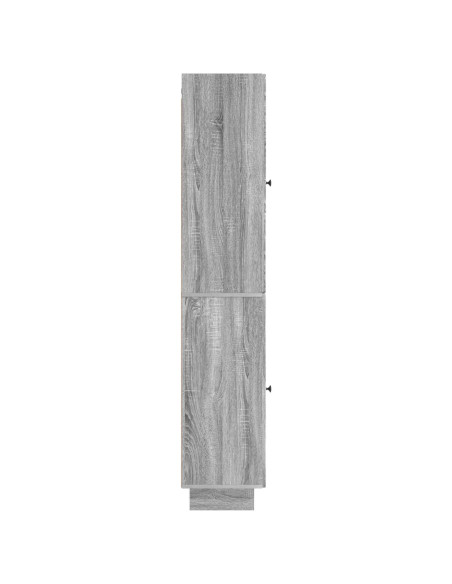 Set di armadi 2 pcs Sonoma grigio 34,5 x 33 x 90 cm