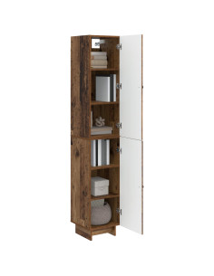 Set di armadi 2 pcs Legno antico 34,5 x 33 x 90 cm 2