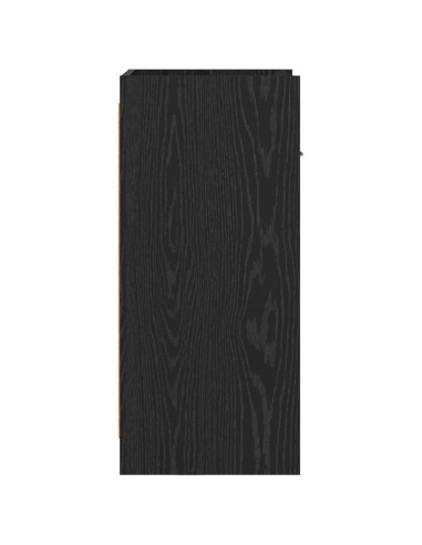 Credenza Rovere Nero 40 x 36 x 80 cm Legno ingegnerizzato