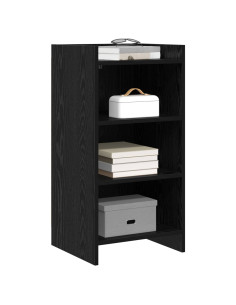 Credenza Rovere Nero 40 x 36 x 80 cm Legno ingegnerizzato 2