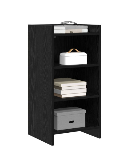 Credenza Rovere Nero 40 x 36 x 80 cm Legno ingegnerizzato