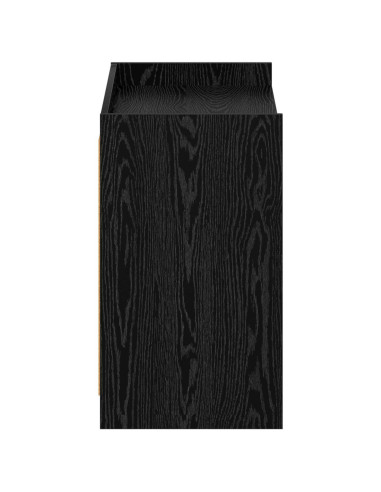 Mobile per scarpe Rovere Nero 85 x 39,5 x 70 cm