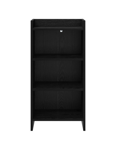 Credenza Rovere Nero 40 x 36 x 80 cm Legno ingegnerizzato