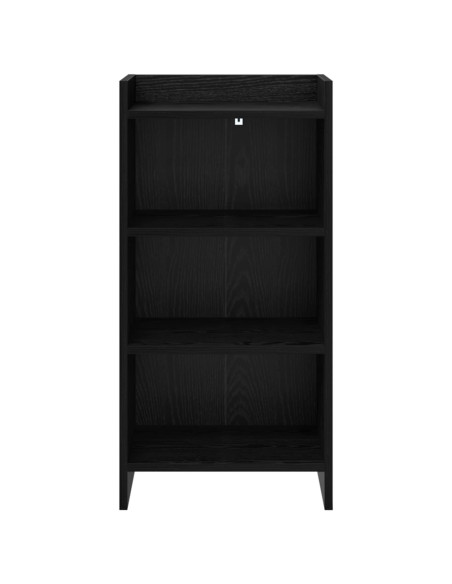 Credenza Rovere Nero 40 x 36 x 80 cm Legno ingegnerizzato