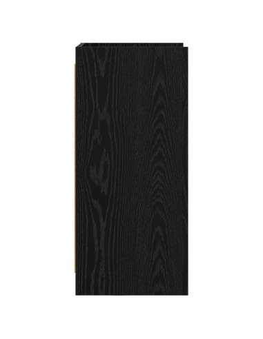 Credenza Rovere Nero 40 x 36 x 80 cm Legno ingegnerizzato