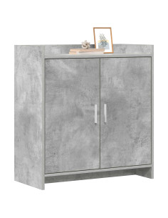 Credenza Grigio Cemento 72 x 36 x 80 cm Legno ingegnerizzato 2