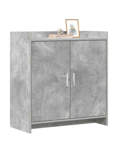 Credenza Grigio Cemento 72 x 36 x 80 cm Legno ingegnerizzato