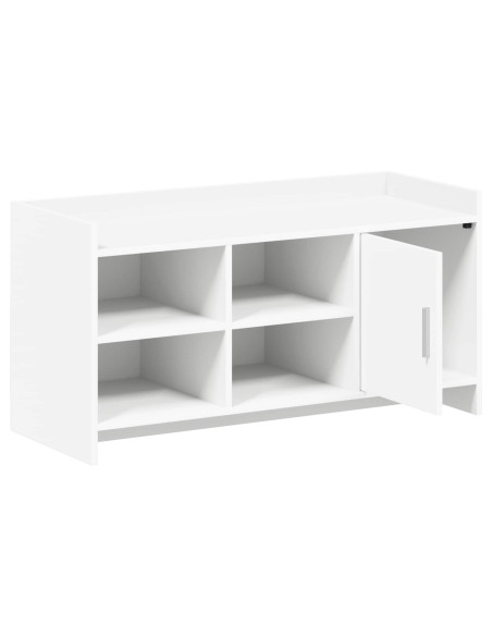 Mobile per scarpe con archiviazione Bianco 100 x 39,5 x 51 cm