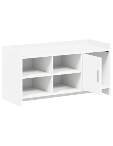 Mobile per scarpe con archiviazione Bianco 100 x 39,5 x 51 cm