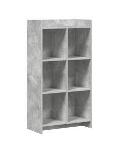 Libreria Grigio Concretè 59 x 30 x 111 cm Legno ingegnerizzato