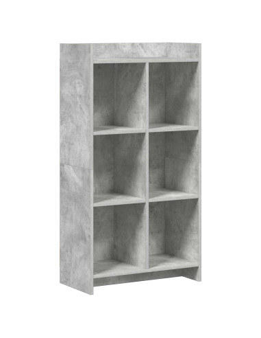 Libreria Grigio Concretè 59 x 30 x 111 cm Legno ingegnerizzato