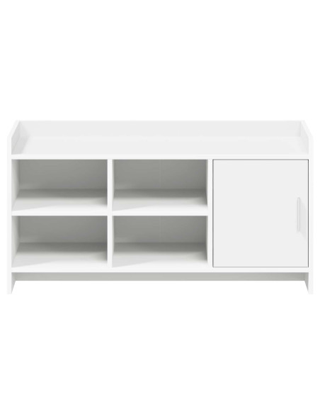 Mobile per scarpe con archiviazione Bianco 100 x 39,5 x 51 cm