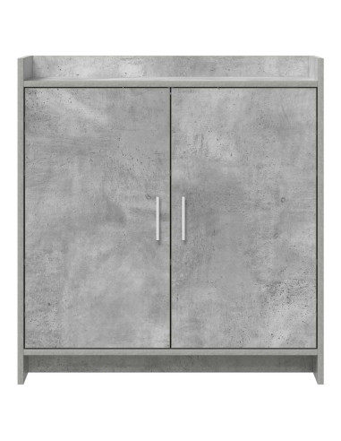Credenza Grigio Cemento 72 x 36 x 80 cm Legno ingegnerizzato