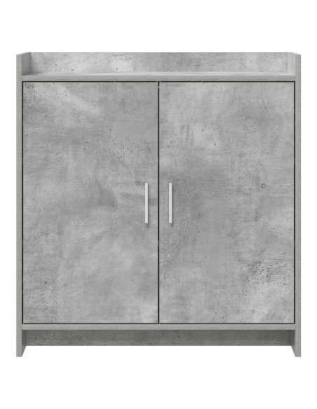 Credenza Grigio Cemento 72 x 36 x 80 cm Legno ingegnerizzato