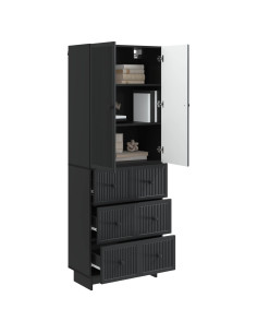 Set di armadi 2 pcs 66 x 34,5 x 90 cm Legno ingegnerizzato 2