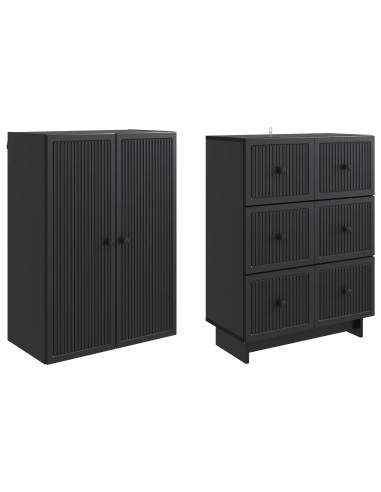 Set di armadi 2 pcs 66 x 34,5 x 90 cm Legno ingegnerizzato